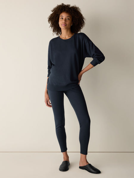 (Pre-Order) Eileen Fisher Long Crew Neck Sweatshirt