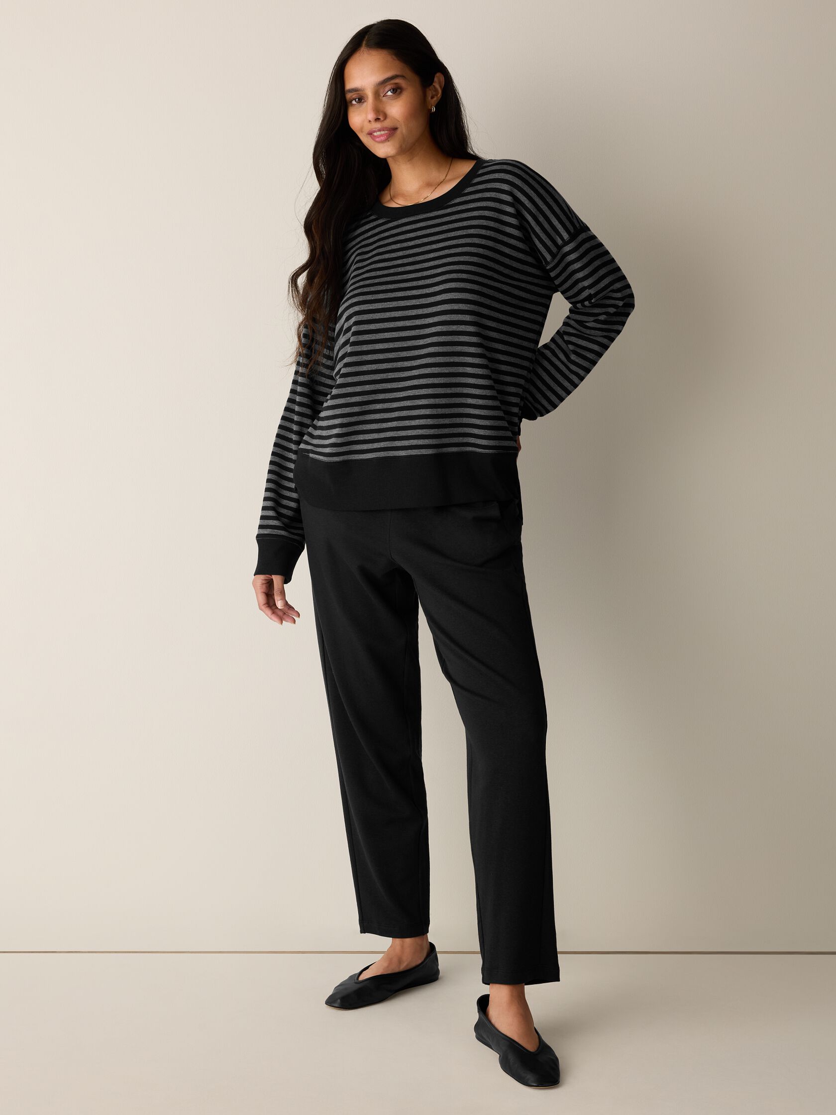 (Pre-Order) Eileen Fisher Crew Neck Top