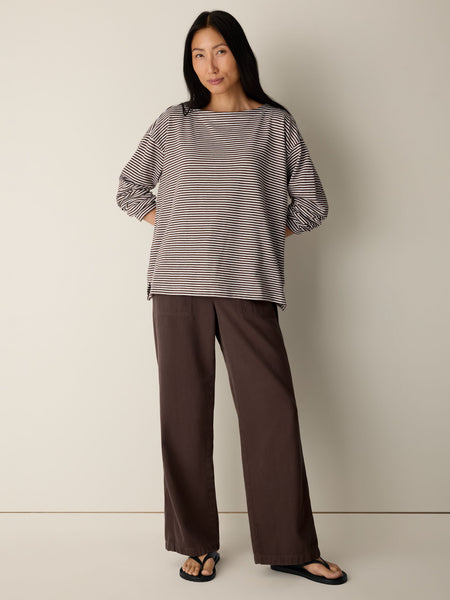 (Pre-Order) Eileen Fisher Bateau Neck Top