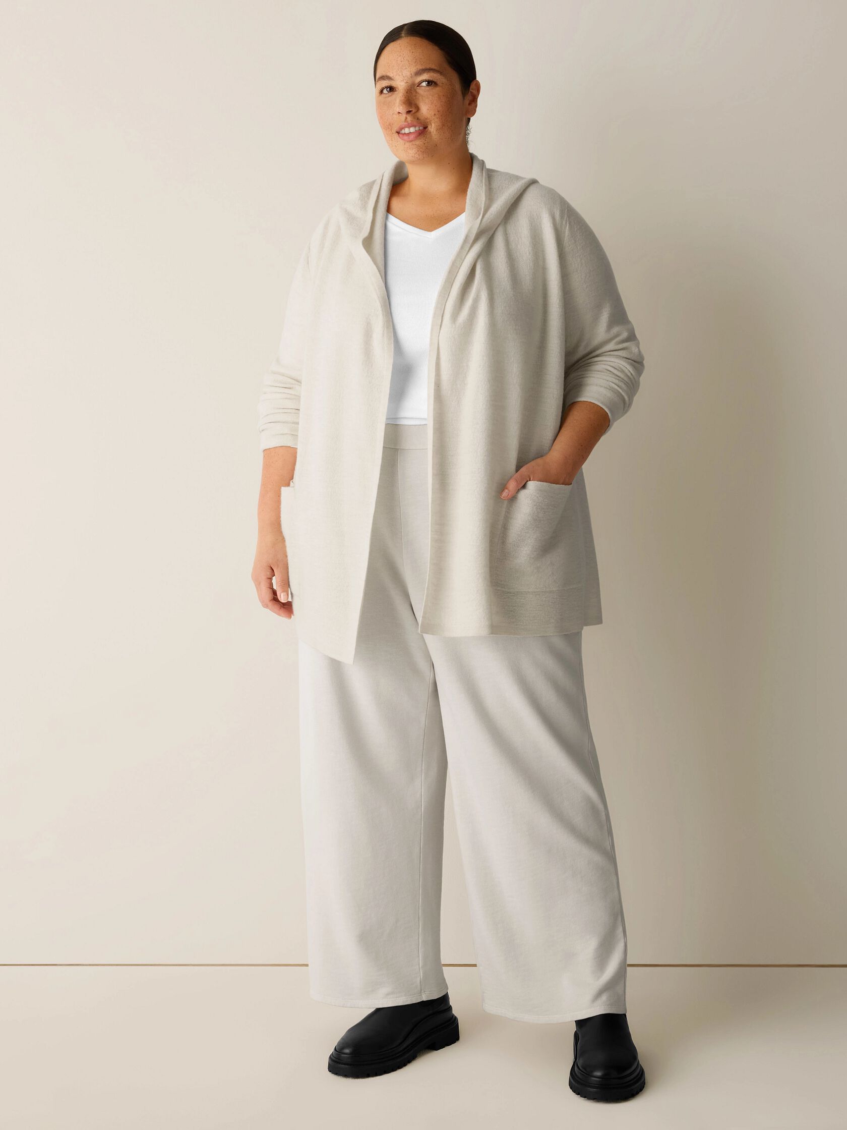(Pre-Order) Eileen Fisher Hooded Cardigan