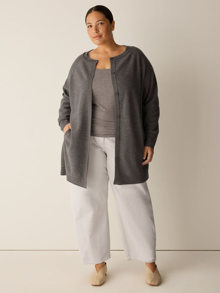 Eileen Fisher Crew Neck Cardigan