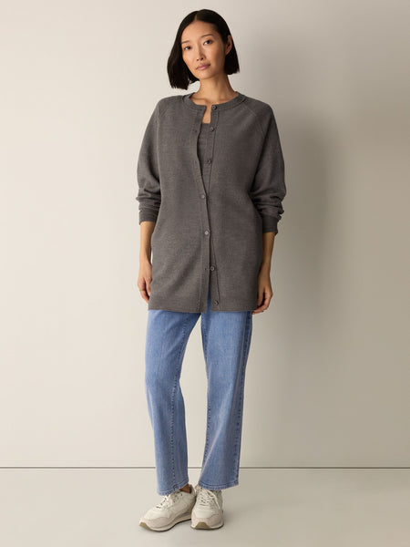 (Pre-Order) Eileen Fisher Crew Neck Cardigan