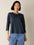 (Pre-Order) Eileen Fisher Round Neck Easy 3/4 Sleeve Tee