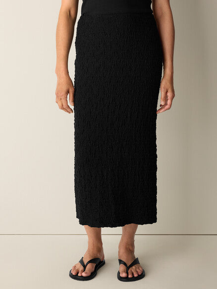Eileen Fisher Bubble Jacquard Pencil Skirt