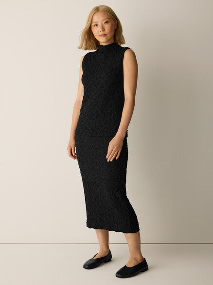 Eileen Fisher Bubble Jacquard Pencil Skirt