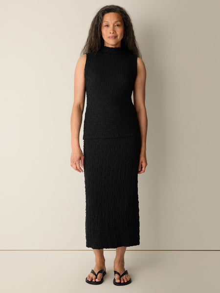 (Pre-Order) Eileen Fisher Funnel Neck Slim Tank