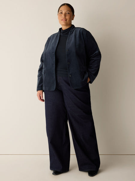Eileen Fisher High Collar Jacket