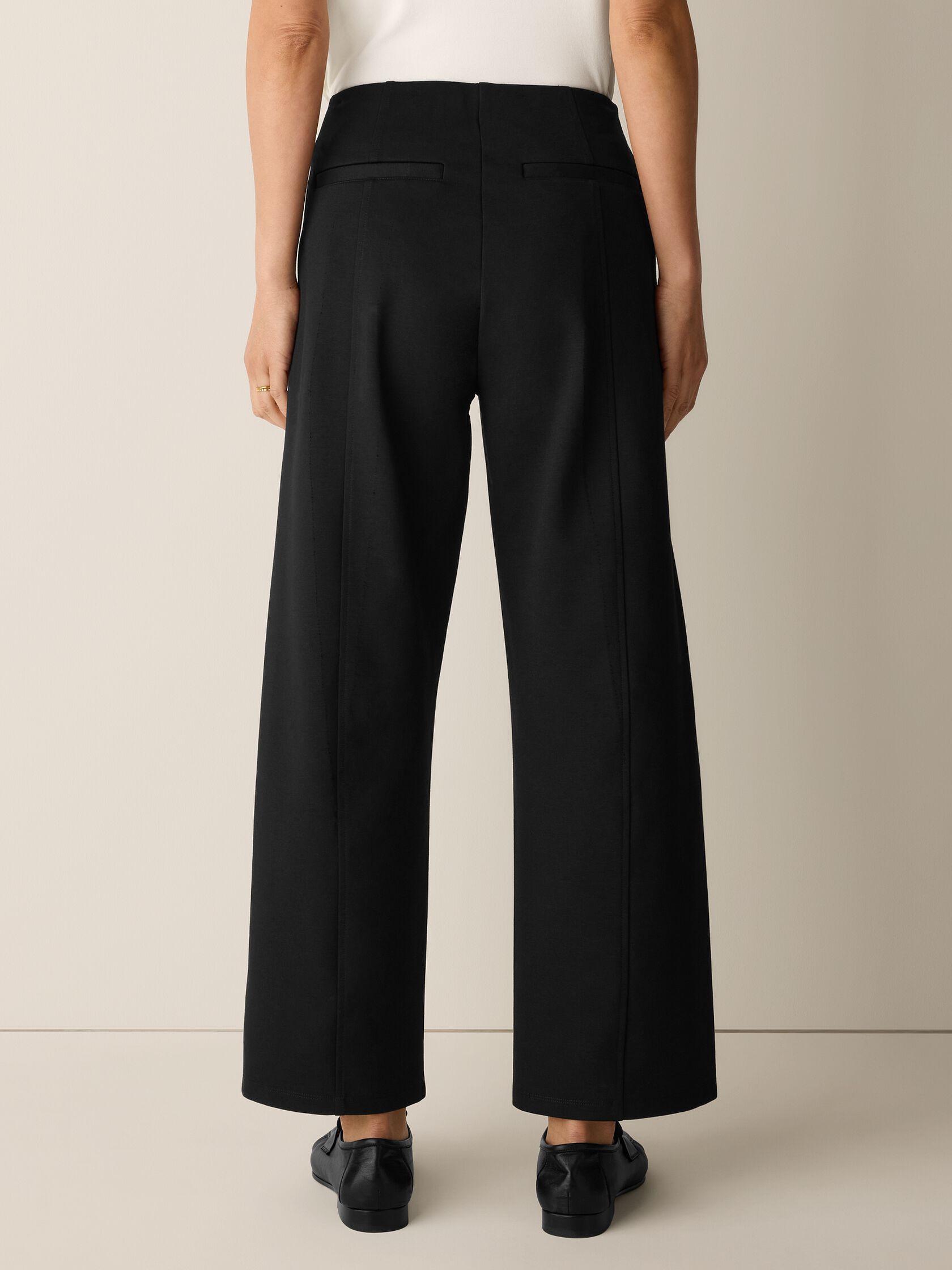 (Pre-Order) Eileen Fisher Roomy Wide Ankle Pant
