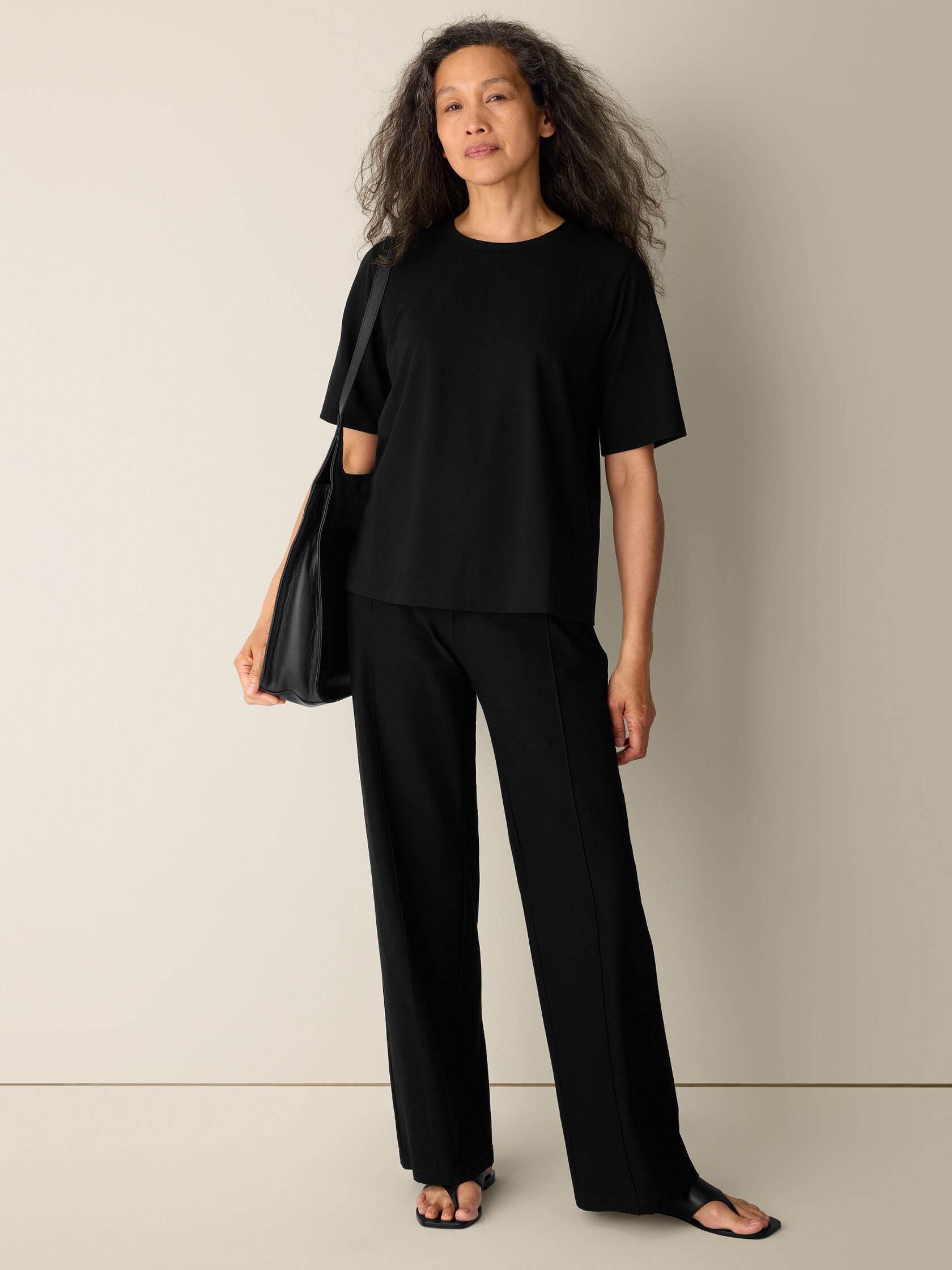 (Pre-Order) Eileen Fisher Crew Neck Relaxed Tee