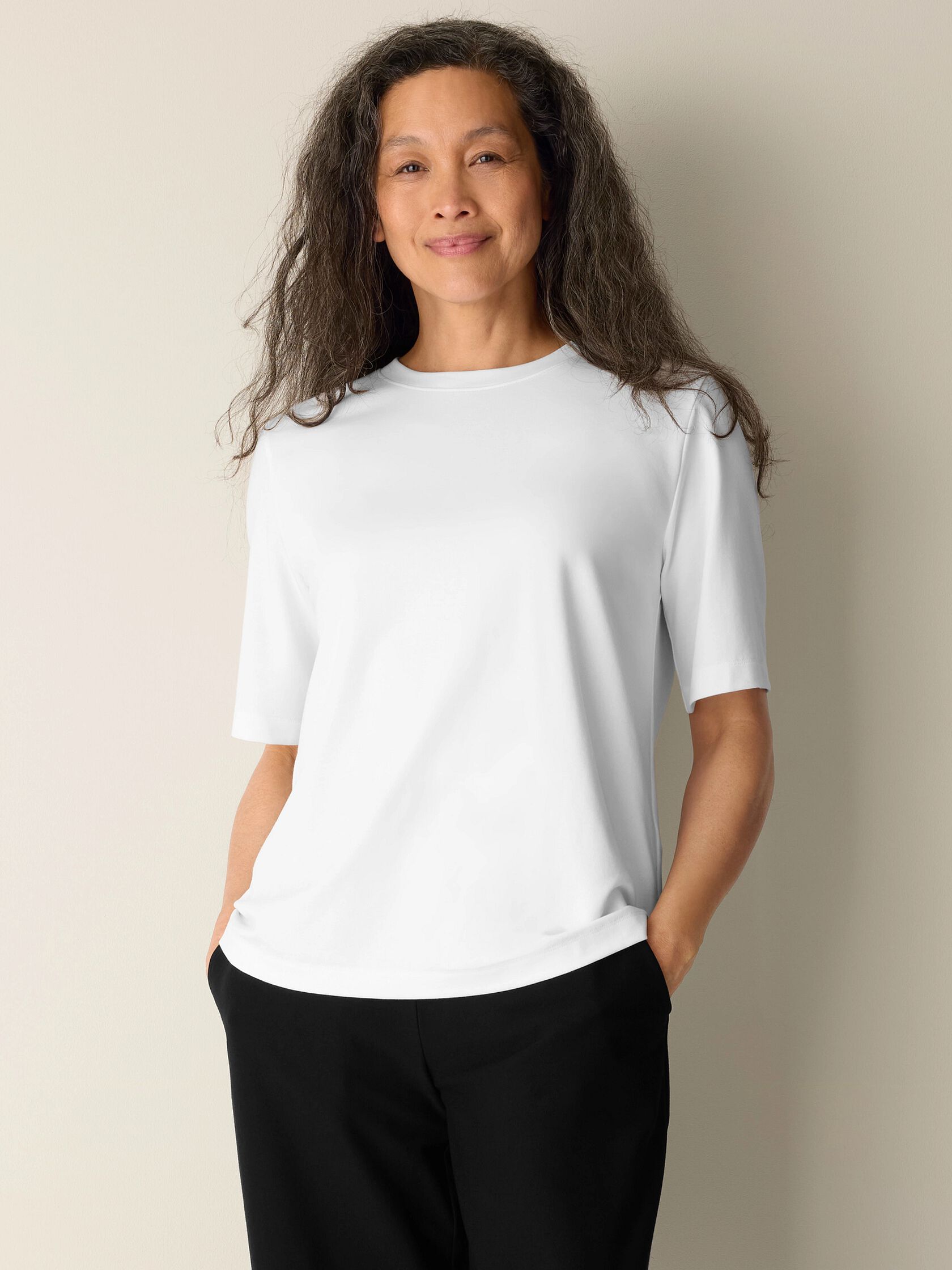 (Pre-Order) Eileen Fisher Crew Neck Relaxed Tee