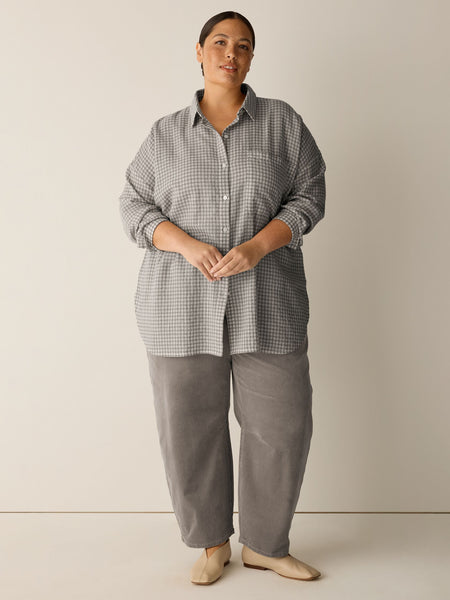 Eileen Fisher Classic Collar Long Shirt