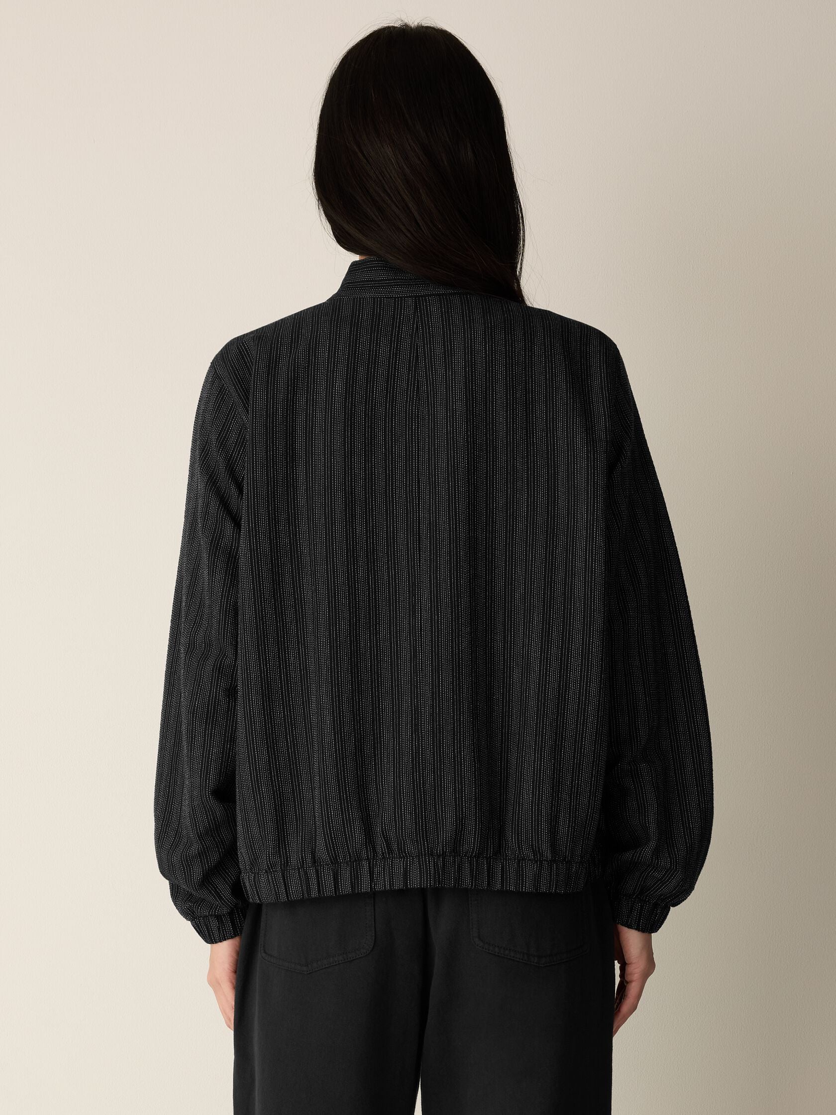 (Pre-Order) Eileen Fisher Stand Collar Jacket