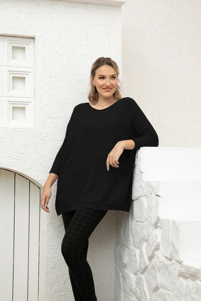 Orange Celeste Cashmere Sweater