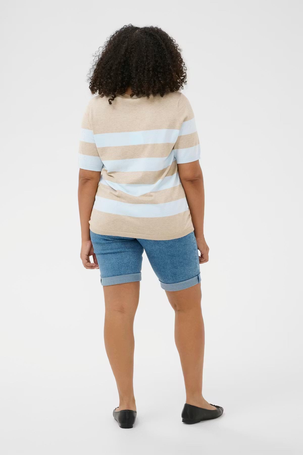 Kaffe Curve Lizzy Striped Pullover