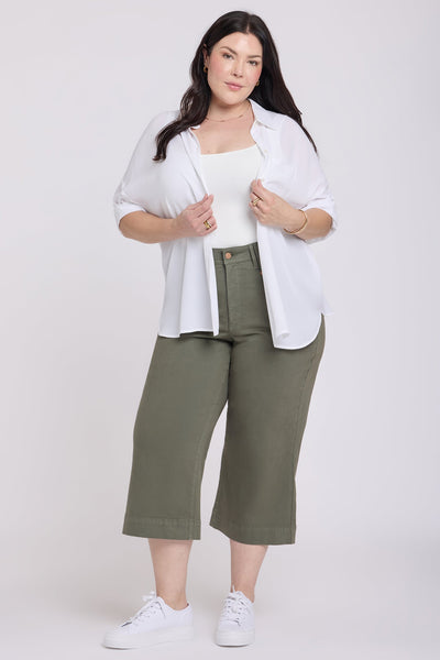 NYDJ Brigette Wide Leg Capri Jeans