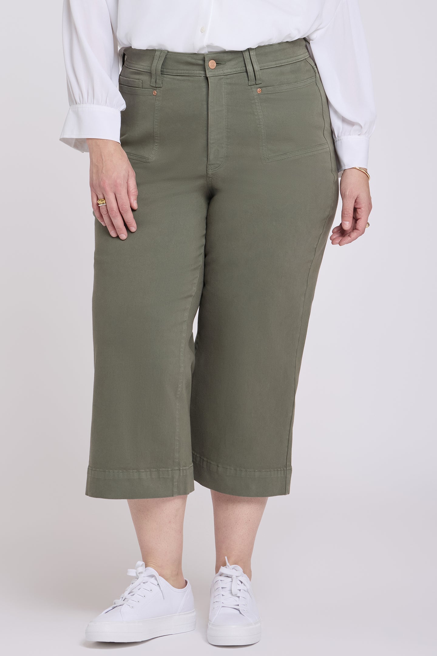 NYDJ Brigette Wide Leg Capri Jeans
