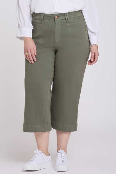 NYDJ Brigette Wide Leg Capri Jeans