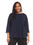 Karen Kane 3/4 Sleeve Boatneck Top