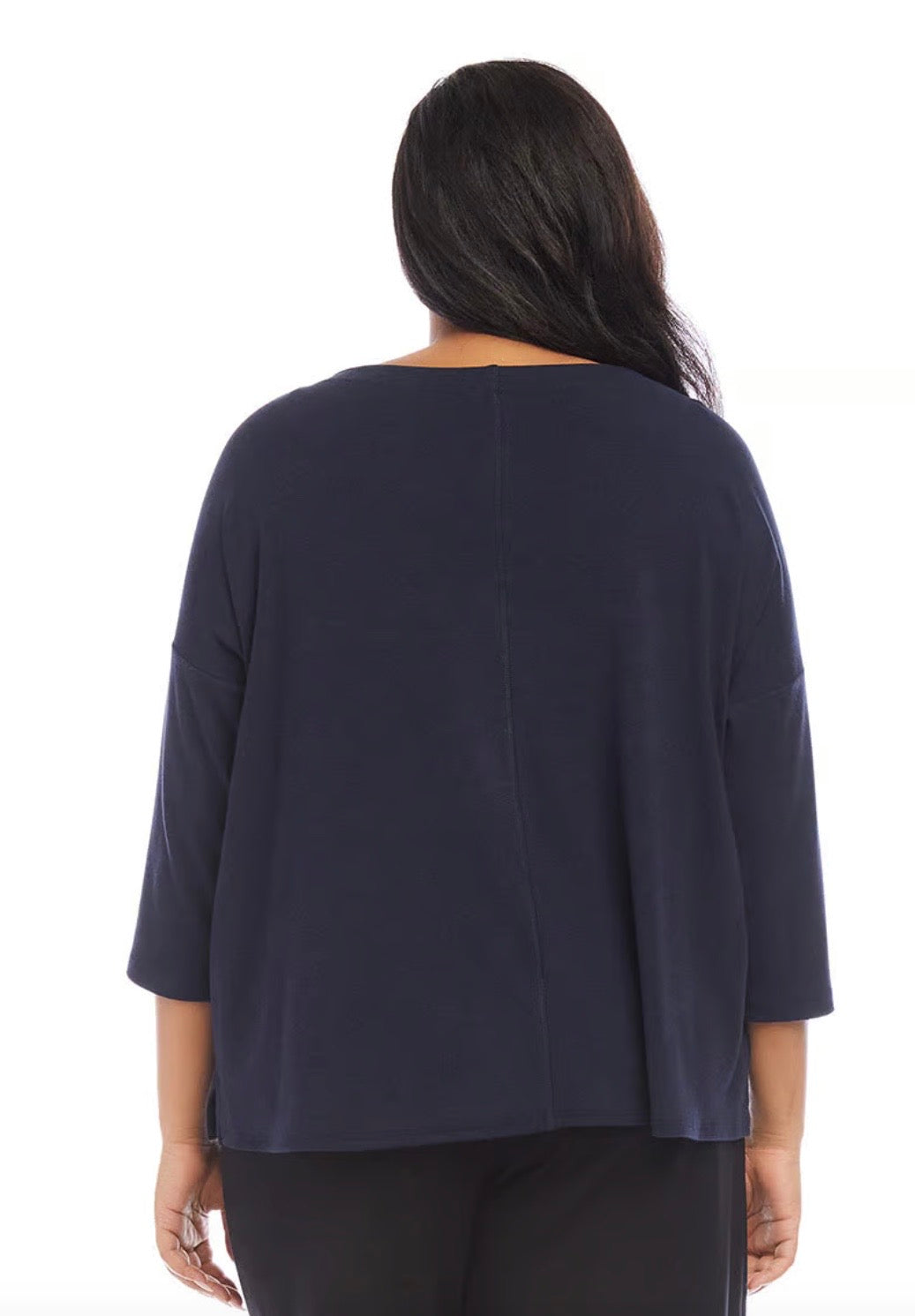 Karen Kane 3/4 Sleeve Boatneck Top