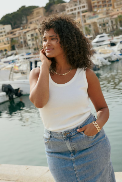 Kaffe Curve Carina Tank Top