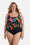 Longitude Side Twist Tank One Piece Swimsuit