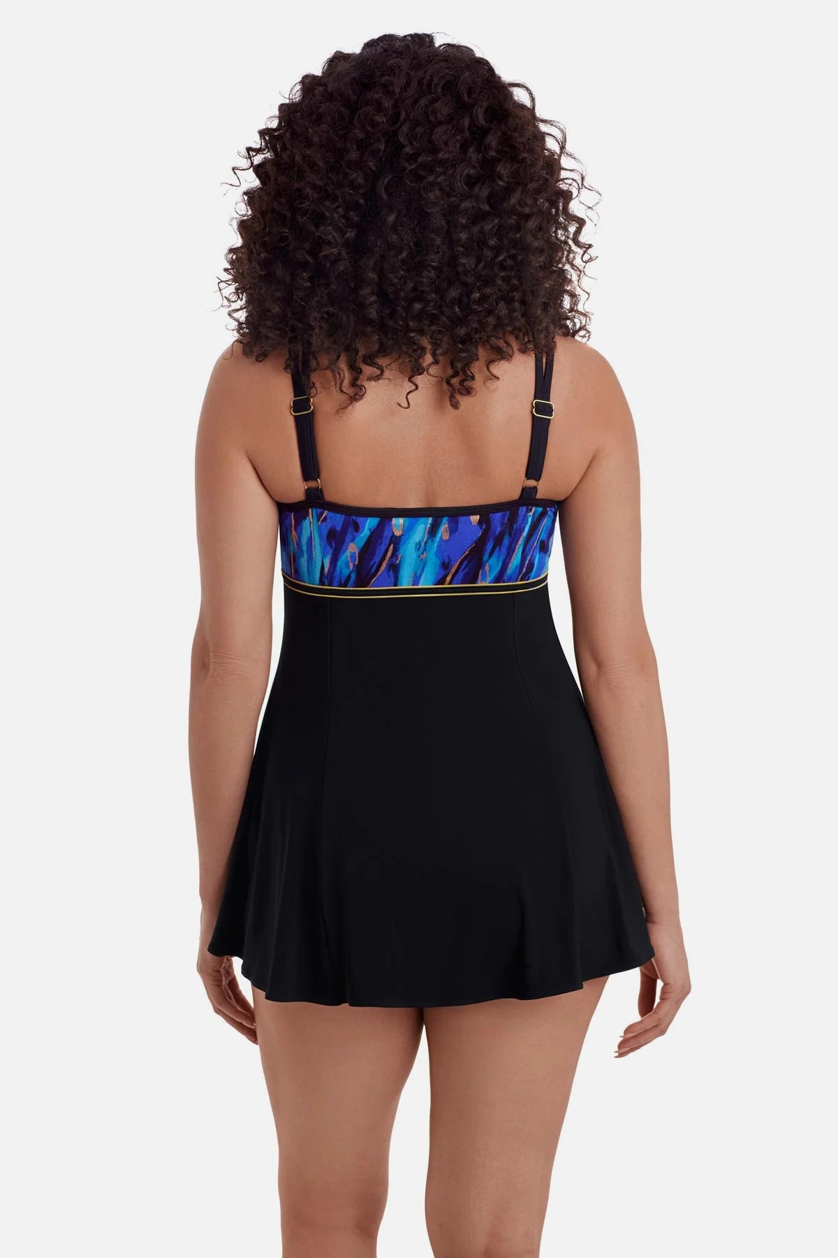 Longitude Empire Seam Swim Dress