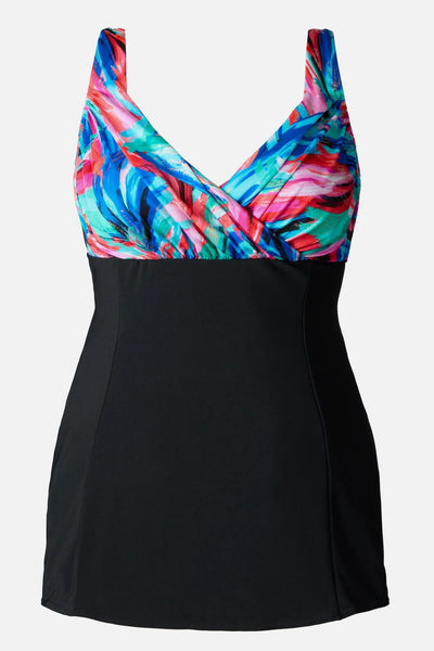 Longitude Crossover Swim Dress
