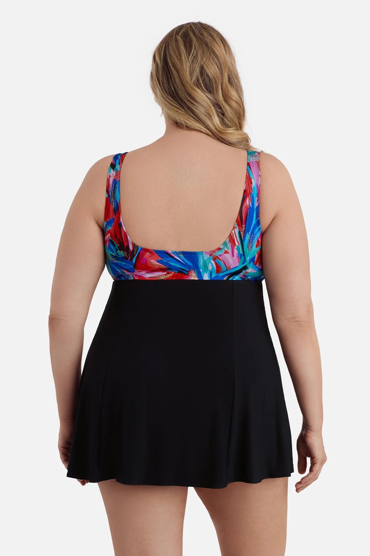 Longitude Crossover Swim Dress