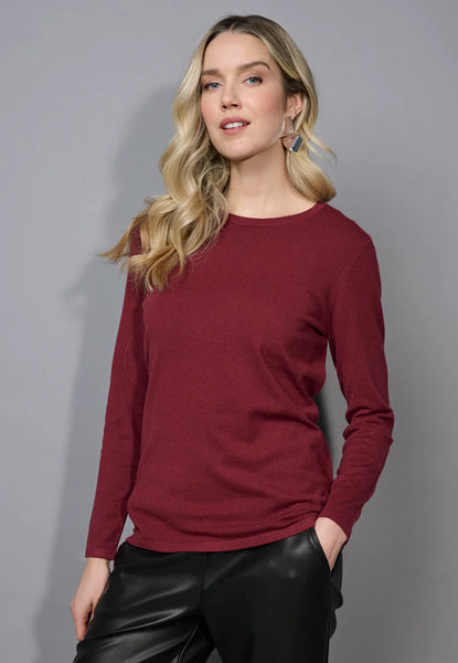 Picadilly Long Sleeve Crewneck Top