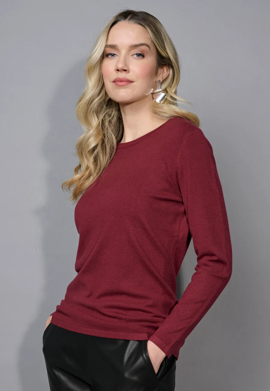 Picadilly Long Sleeve Crewneck Top