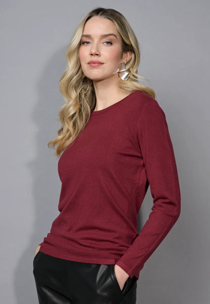 Picadilly Long Sleeve Crewneck Top