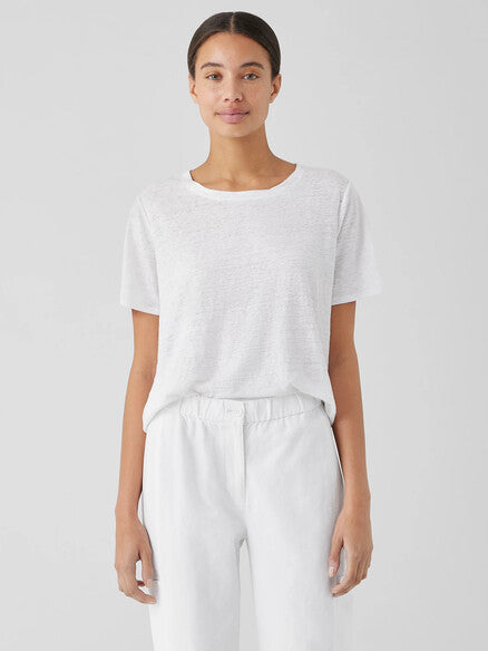 Eileen Fisher Crew Neck Short Sleeve Tee