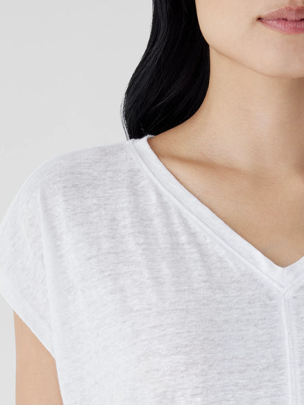 Eileen Fisher V-Neck Square Tee