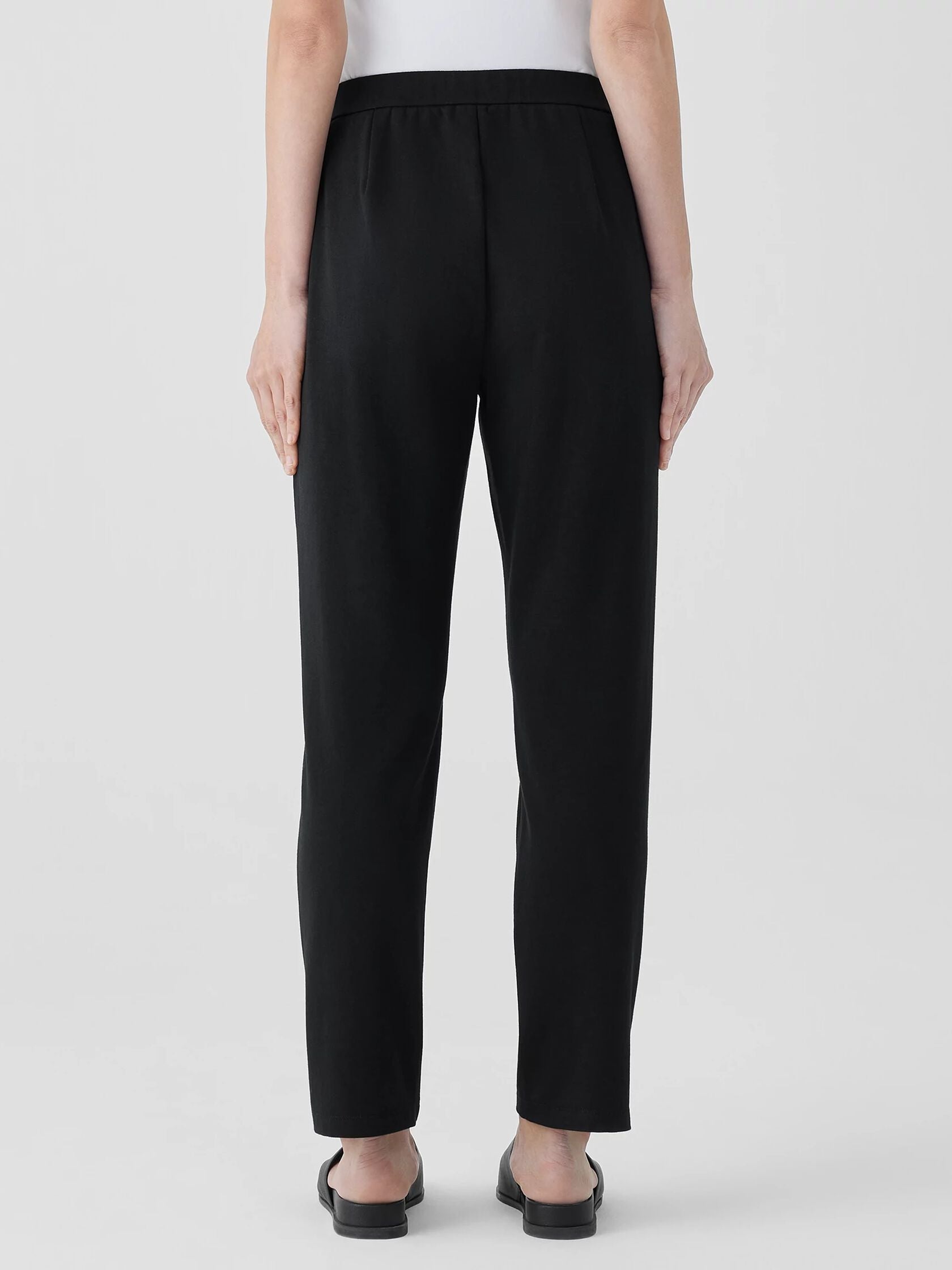 Eileen Fisher High Waisted Slim Ankle Pant