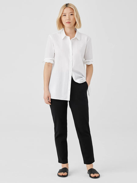 Eileen Fisher High Waisted Slim Ankle Pant