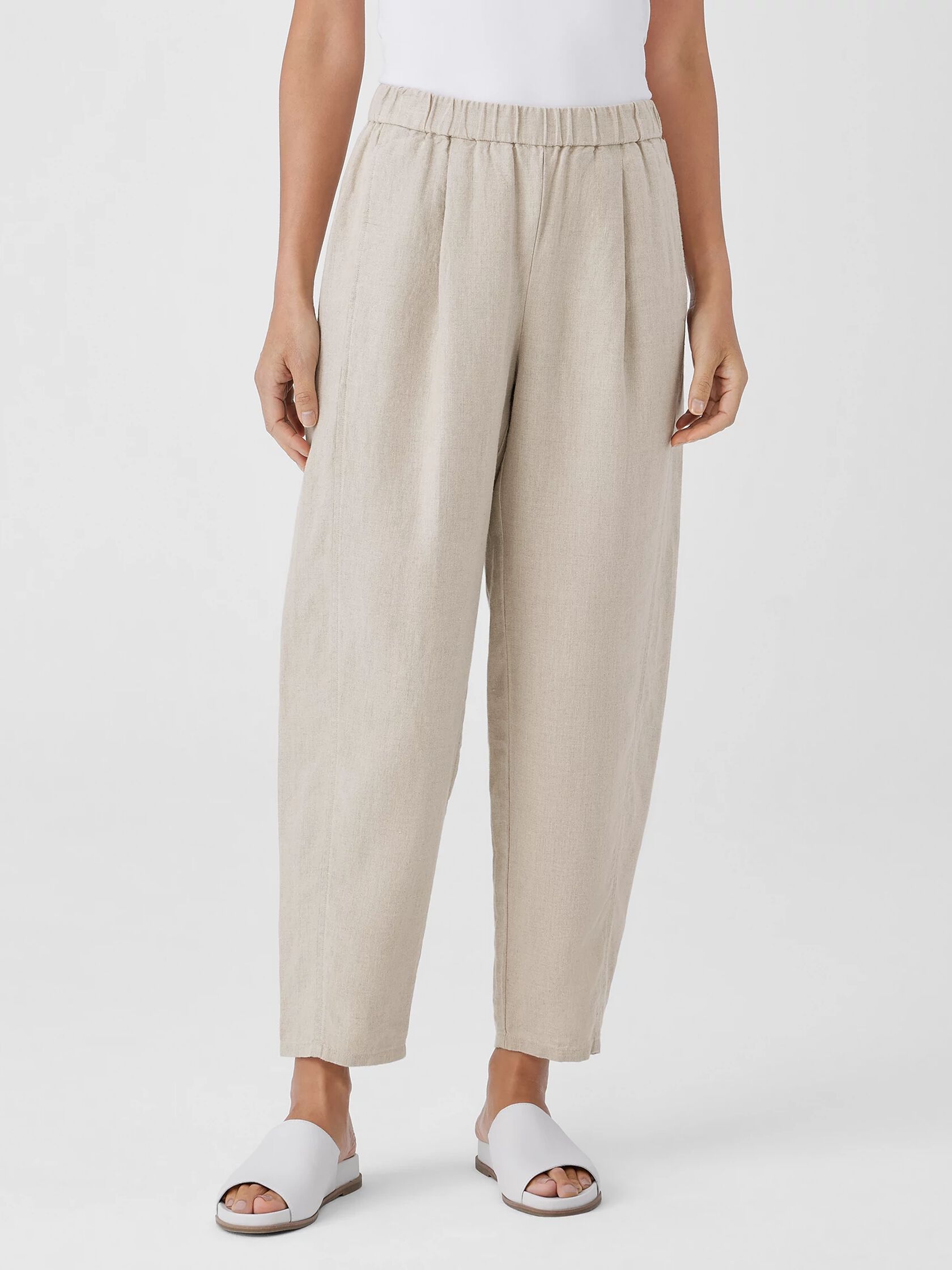 Eileen Fisher Ankle Pleated Lantern Pant