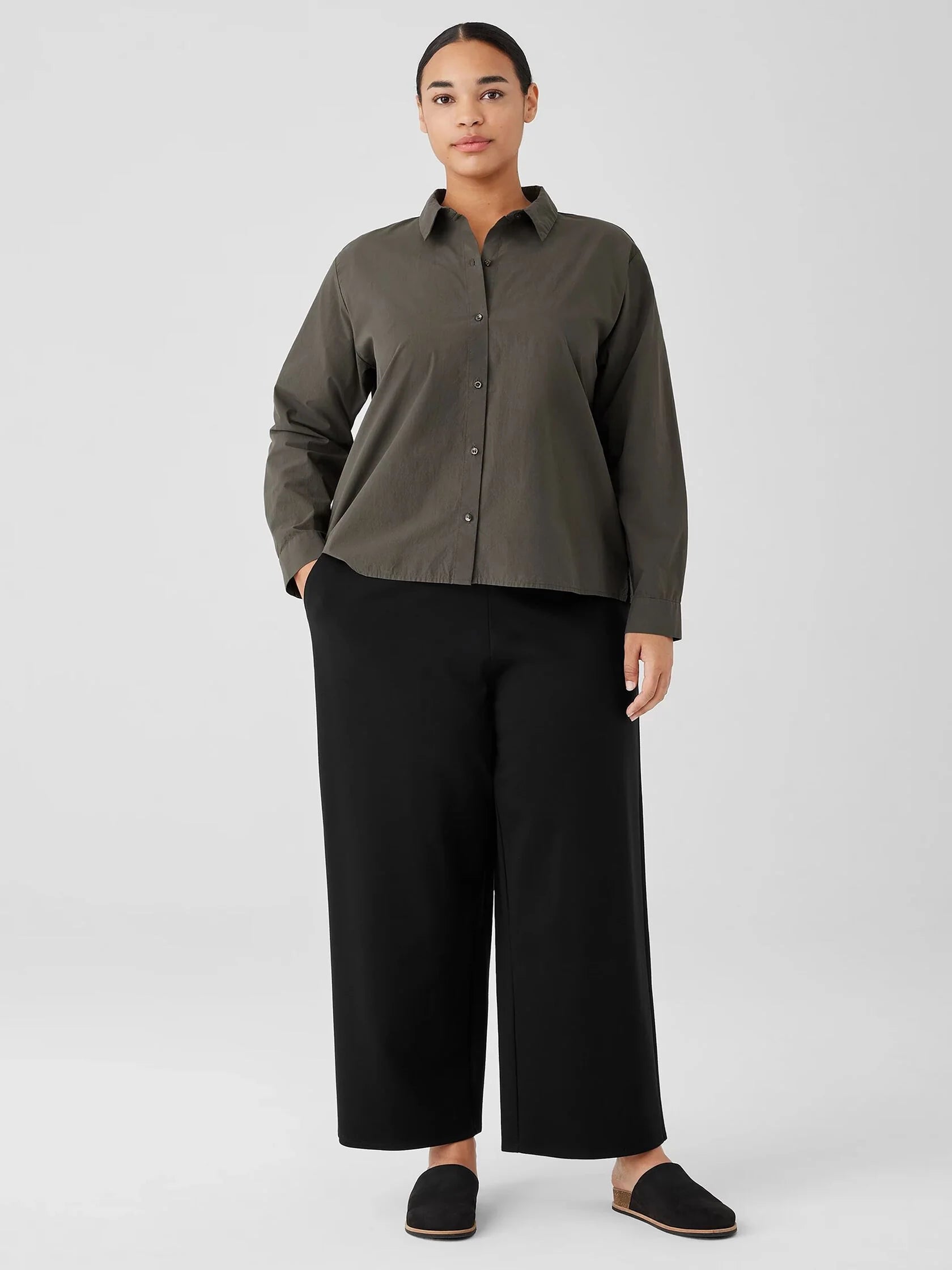 Eileen Fisher Wide Ankle Pant