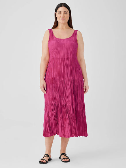 Eileen Fisher Full Length Tiered Dress