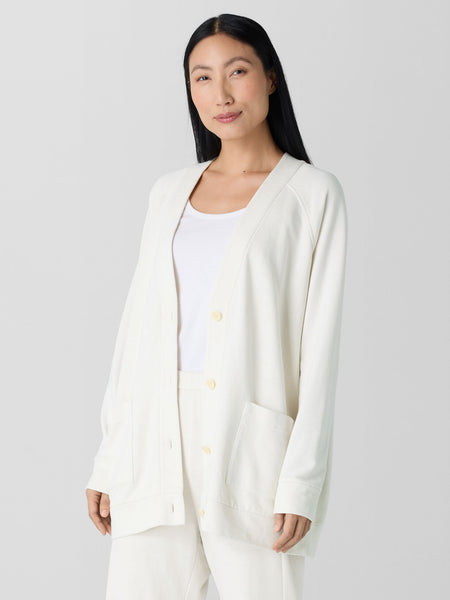 Eileen Fisher V-Neck Long Jacket