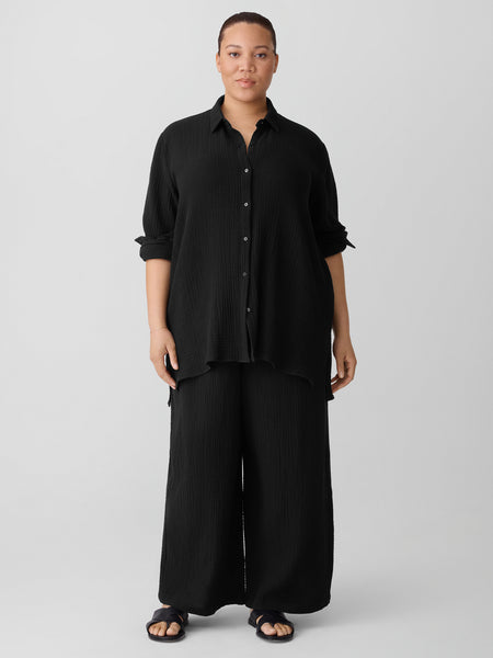 Eileen Fisher Classic Collar Easy Shirt