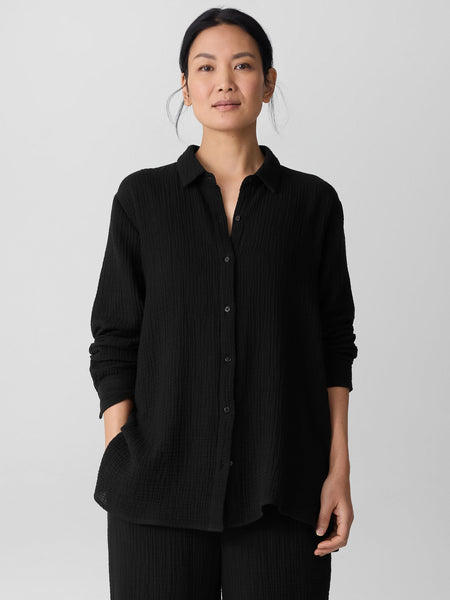 Eileen Fisher Classic Collar Easy Shirt