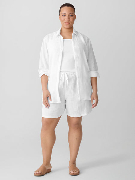 Eileen Fisher Classic Collar Easy Shirt