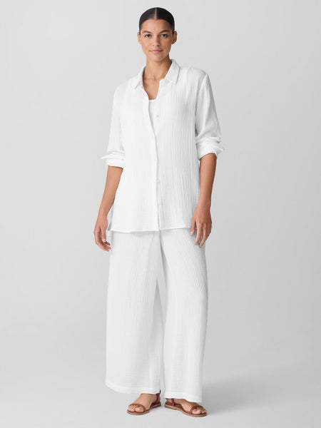Eileen Fisher Classic Collar Easy Shirt