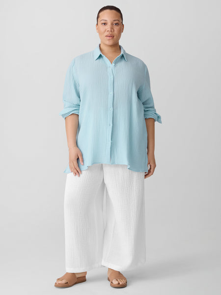 Eileen Fisher Classic Collar Easy Shirt