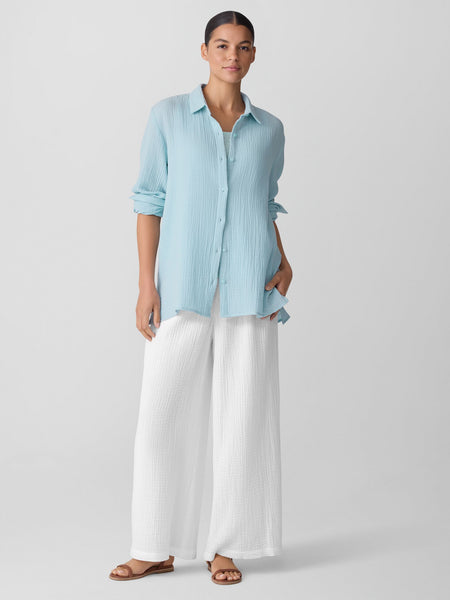 Eileen Fisher Classic Collar Easy Shirt