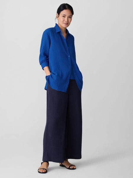 Eileen Fisher Classic Collar Easy Shirt