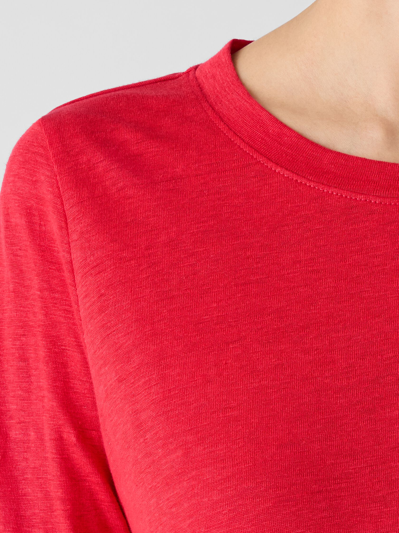 Eileen Fisher Crew Neck Long Sleeve Tee