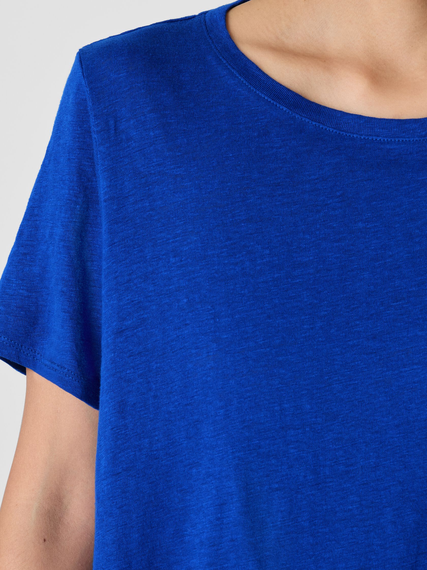 Eileen Fisher Crew Neck Short Sleeve Tee