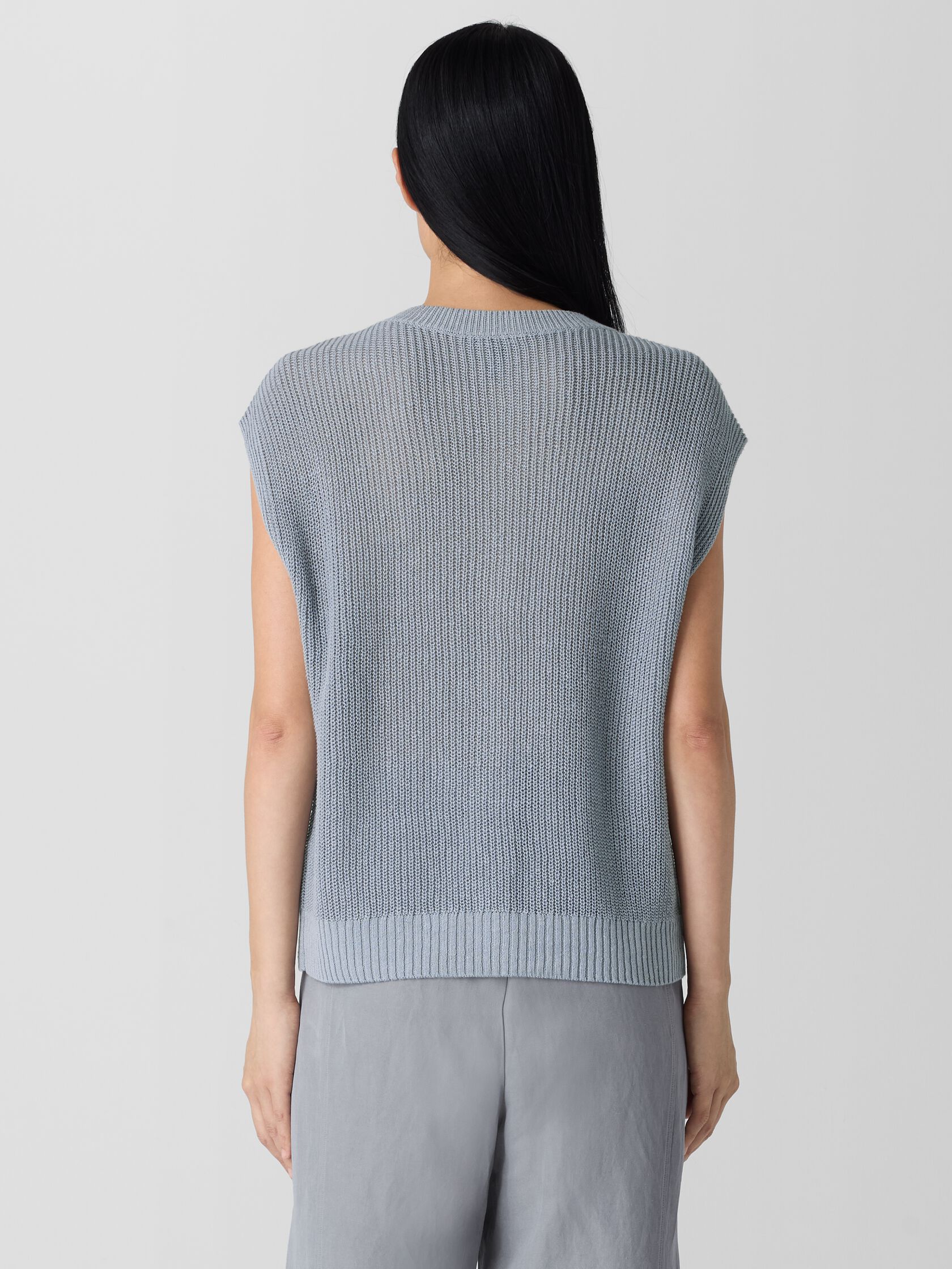 Eileen Fisher Crew Neck Vest