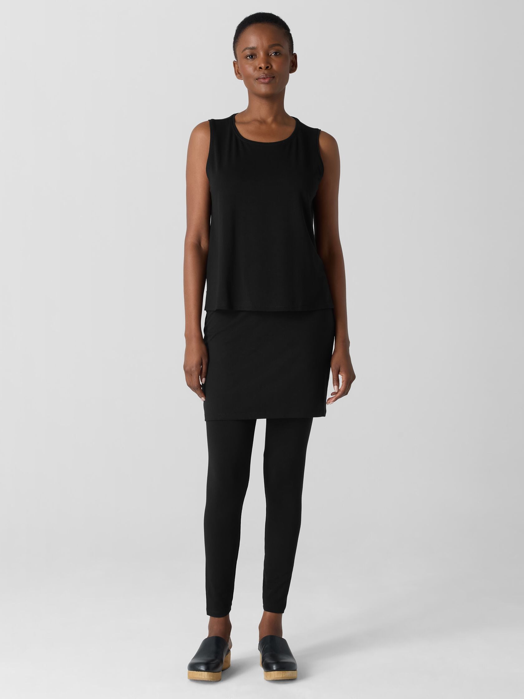 Eileen Fisher Skirted Ankle Legging